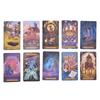 78PCS Wonderland Карты Таро Инструмент для гадания Бумага с покрытием Английская настольная игра для начинающих