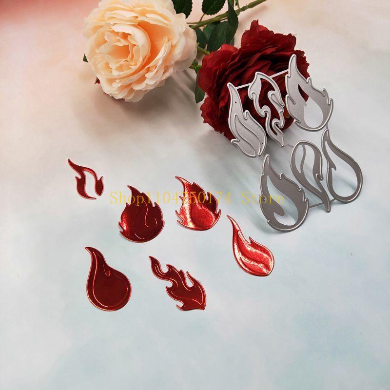 Carbon Steel Flame Suit Cutting Die Embossing Stencil Template Mold DIY Paper A top sale