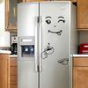 Smile Face Kitchen & Dining Gadget Fridge Sticker Home Decor Refrigerator Decal Wallpaper