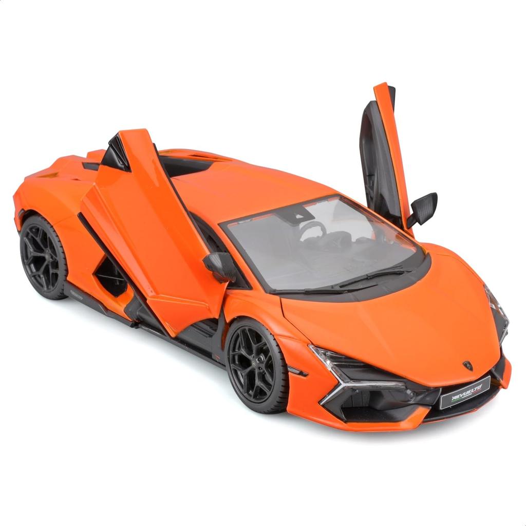 Bburago Lamborghini Revuelto Оранжевый Литой Модель Готовая OG 1/24 / Автомобиль, Продукт, 18-21106