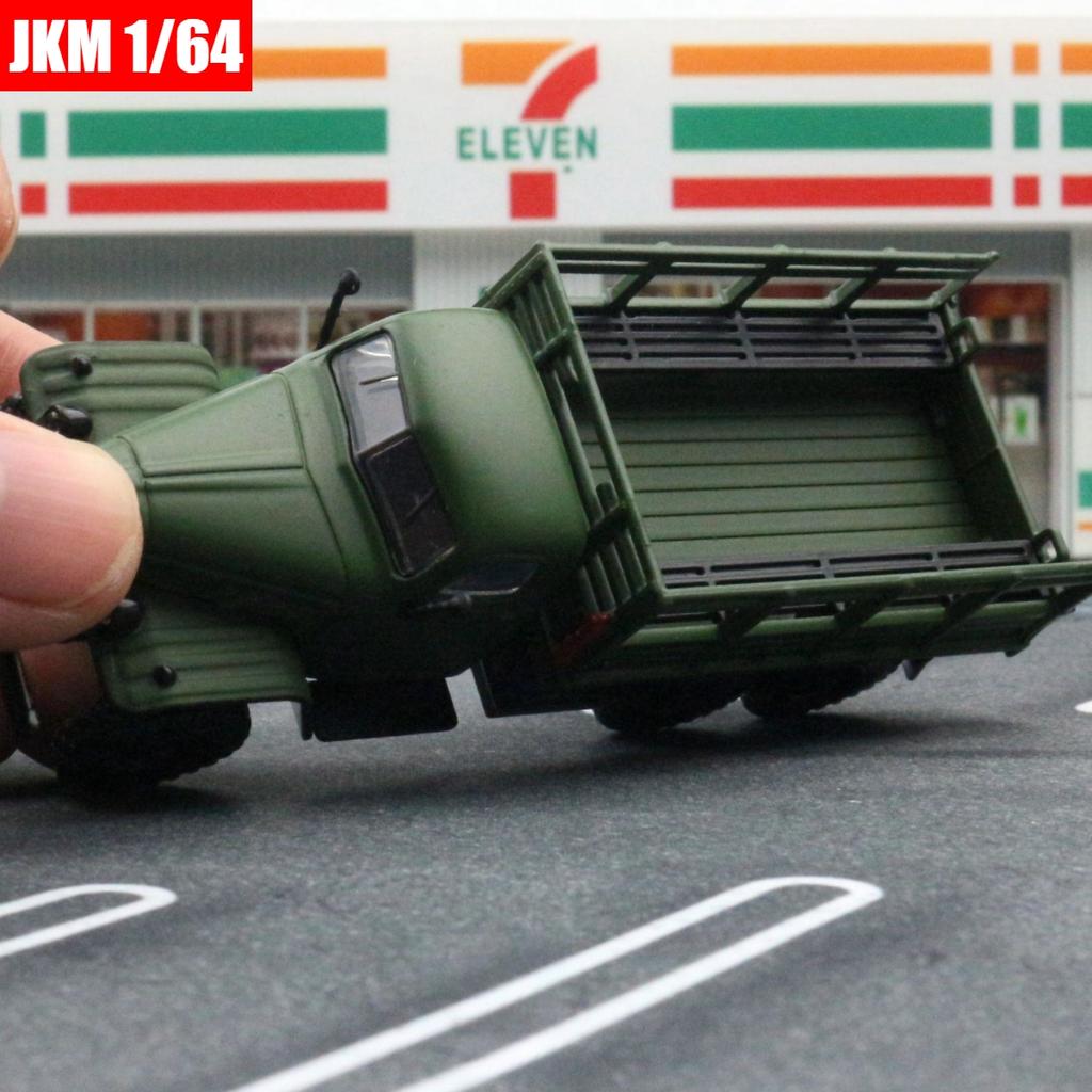 1/64 FAW CA30 Военный транспортный грузовик 1/64 JKM Литая игрушечная машинка Модель автомобиля Классический Металлический коллекционный подарок из цинкового сплава для ребенка