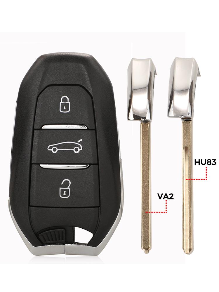 Jinyuqin Smart Keyless Go Remote Key 433 МГц для Peugeot 308 408 508 5008 Citroen C4 C4L DS4 DS5 4A ID46 Chip 434 МГц Keyless