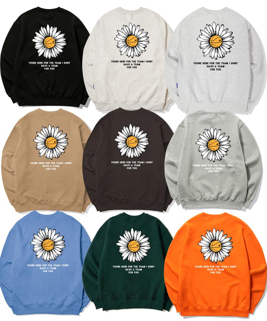 TRIPSHION Big Daisy Logo Crew Neck - 9 Colors (B Type)