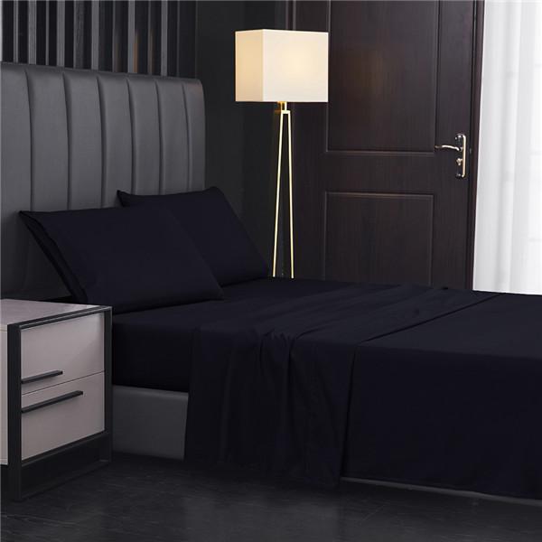Bedding Set 4PCS /3PCS Full Set Bed Mattress Flat Sheet Mattress Cover Deep Pocket Sheet with Elastic Band