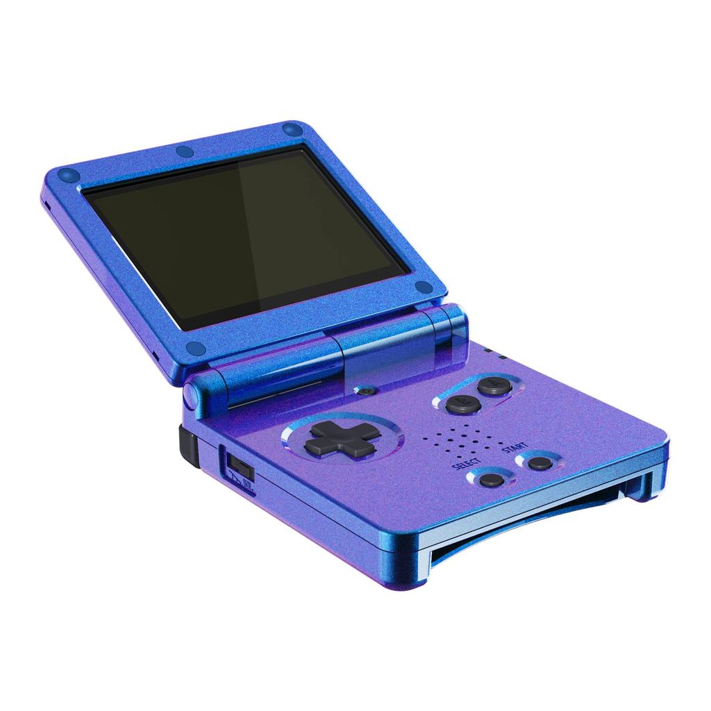 IPS GBA SP Upgrade eXtremeRate Custom Replacement Housing Shell Compatible with both IPS and Standard LCD Console and Screen Not Included Purple - -