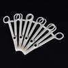 1Pcs Piercing Supplies Tool Clamp Disposable Plastic Slotted Round Forcep Jb