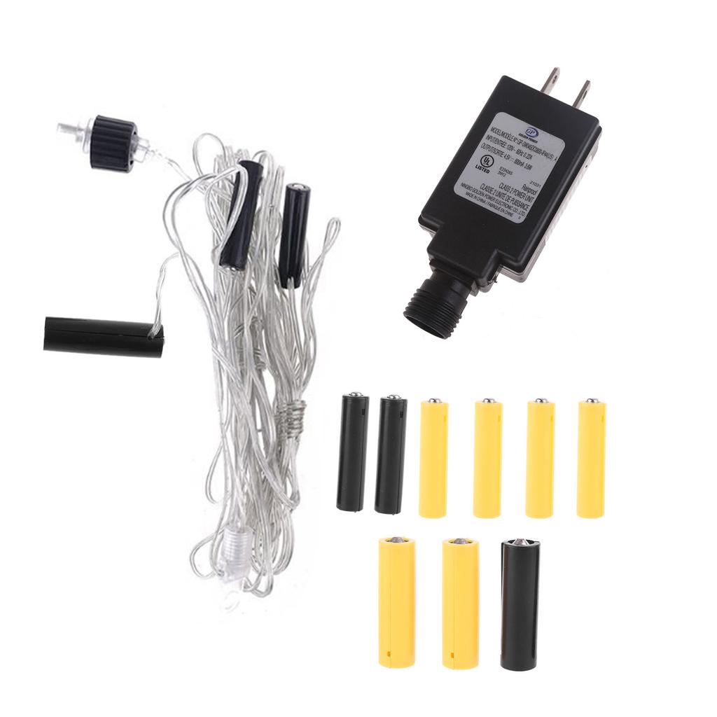 3-в-1 AA Battery Eliminators Адаптер питания для светодиодной лампы/игрушки/вентилятора/камеры Сменные батарейки LR6/AA