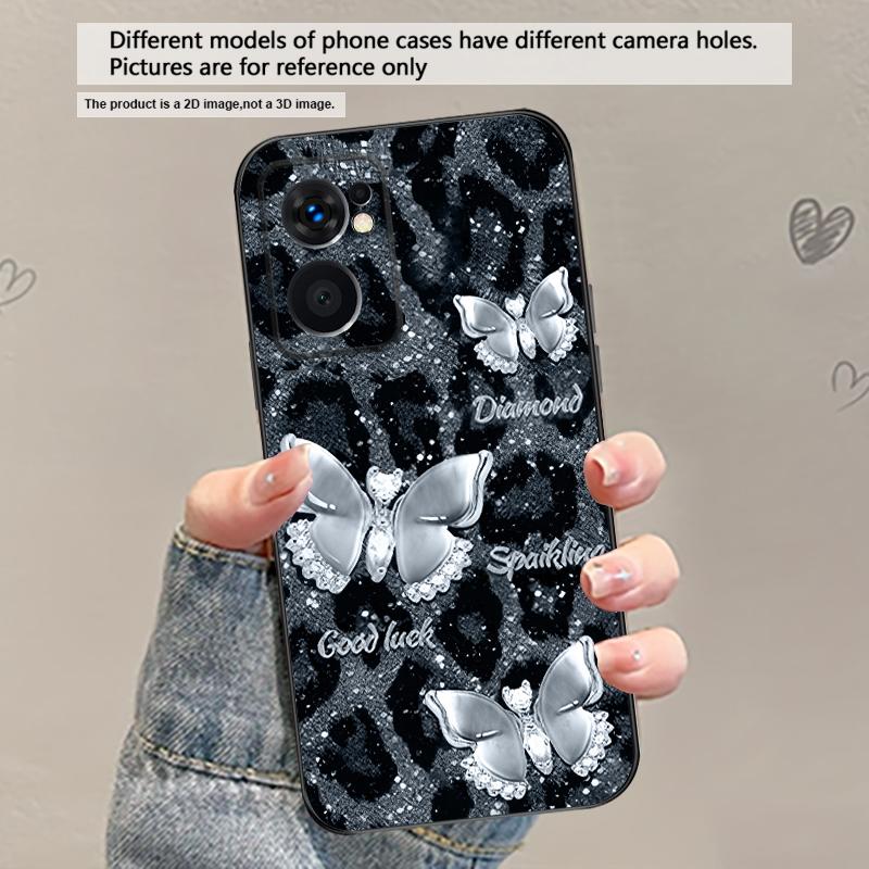 Блестящая счастливая бабочка для OnePlus 8 9 11 12 13 10 Pro 9R 8T 12R Ace 5 2V Nord CE 2 4 Lite N20 SE 30 N200 Мягкий чехол для телефона из ТПУ