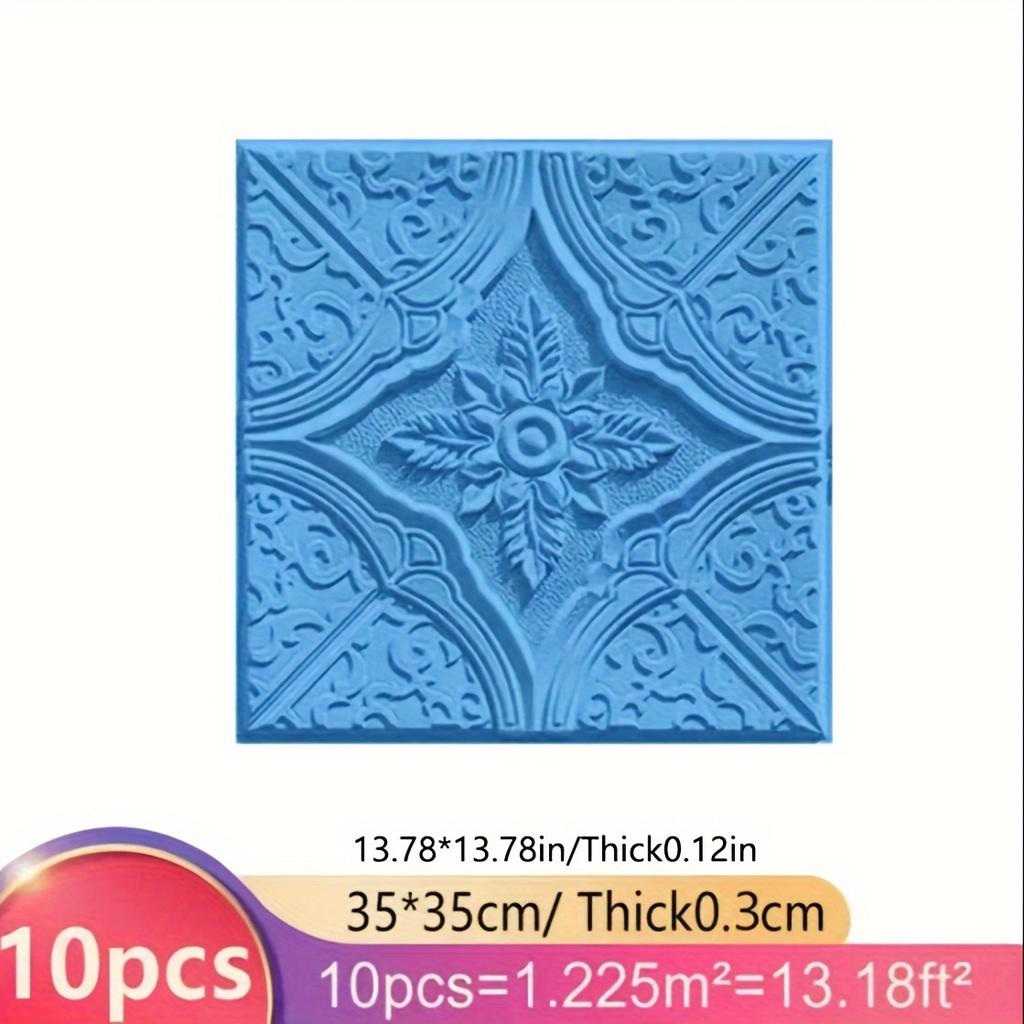 10/20 шт. DIY 3D настенная плитка наклейка пена самоклеящаяся водонепроницаемая и влагостойкая потолочная наклейка подходит для кухни гостиной ванной комнаты коридора