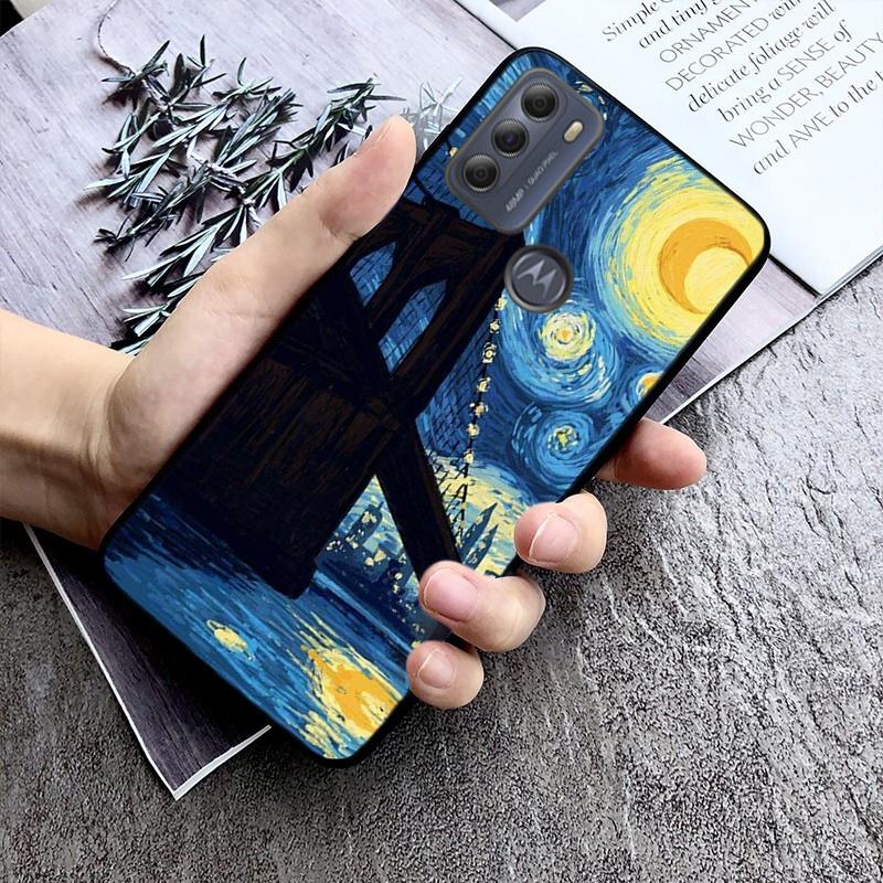 Эстетический чехол для телефона «Звездное небо» для Moto G84 G22 G32 G42 G52 G62 G53 G72 G60 G60S G100 G10 G20 G30 G13 G50 G 5G G Pure