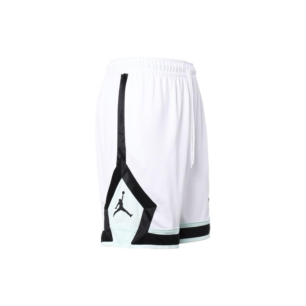 Jordan Jumpman Diamond Mid-Rise Loose Basketball Shorts Men Bottoms White CV6023-101