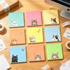 50 Macarons cat Post-it notes, random patterns, high aesthetic value, suitable for decorating students' books and office notes