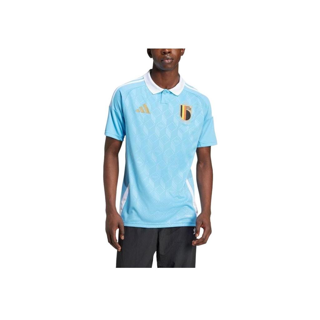 Adidas Belgium 24 Away Jersey Semi Blue Burst Men Streetwear IQ0775