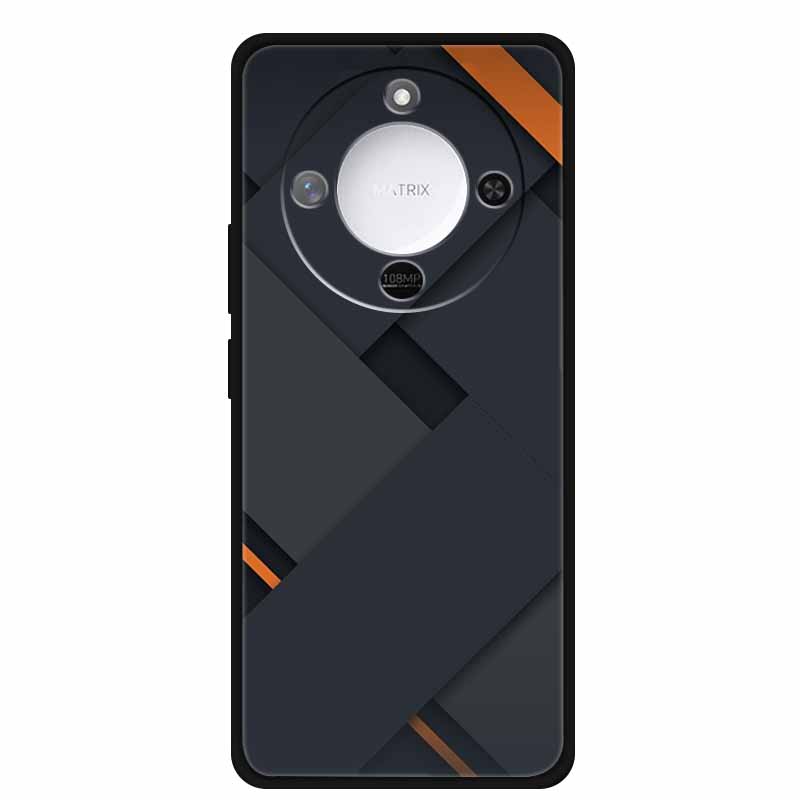 Чехол для Honor X70 5G Минималистичный Техно Стиль ТПУ Силиконовые Чехлы для Телефона для HonorX70 MTN-AN00 Свежие Цветы Бампер Крутой Мягкий fundas