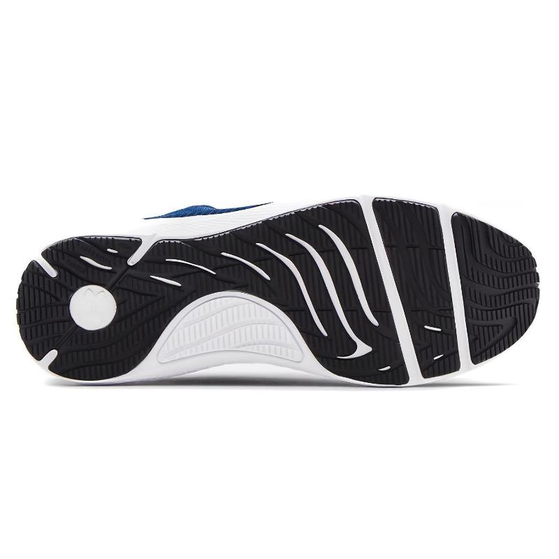 Under Armour Charged Pursuit 2 Comfort Fabric Synthetic Leather Low Top Running Shoes Men Blue 3024138-401