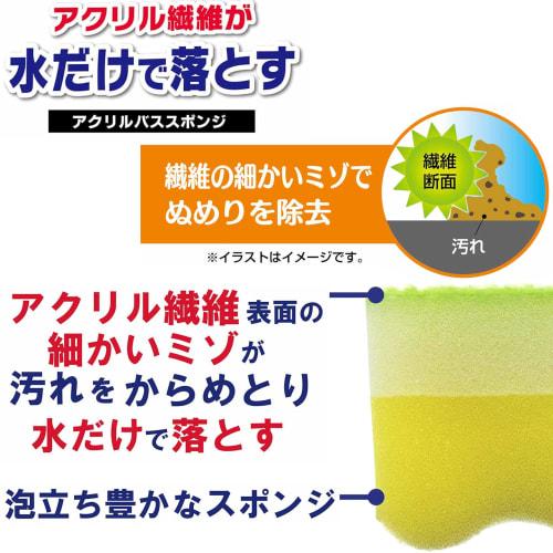 Ohe Bath Sponge, Approximately 16.2cm x 8.2cm x 5.5cm, Green, Bath Bright, for Cleansing and Stain Removal, Antibacterial, Made in Japan