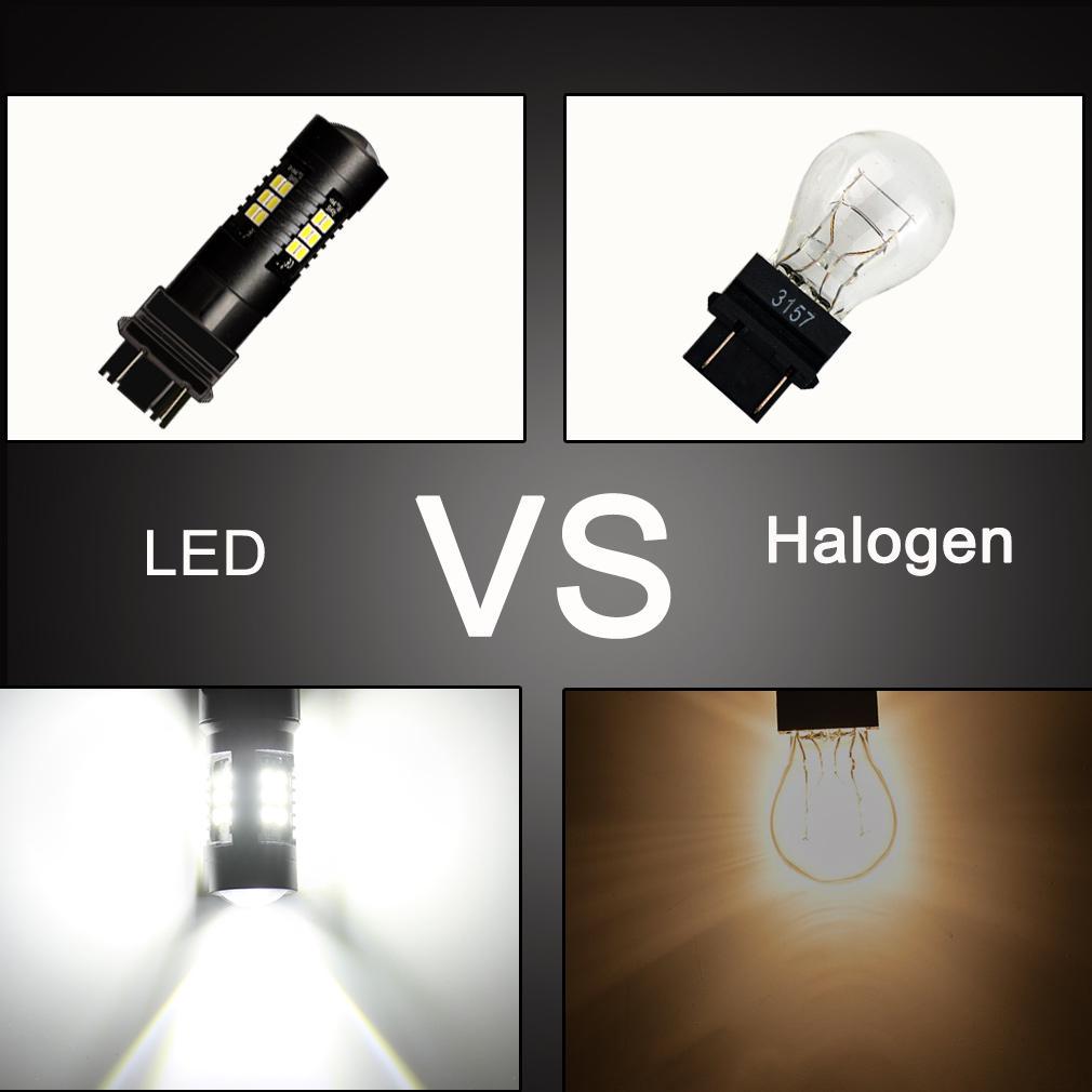 2шт 1200Lm T20 W21W LED W21 / 5W LED WY21W 7440 7443 Светодиодная лампа T25 3157 3156 p27 / 7w автомобильный тормозной фонарь заднего хода 12 В лампа указатель поворота