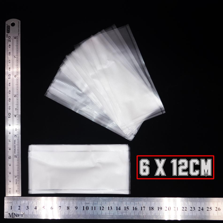 MNFT 500 шт. Быстрорастворимые ПВА-пакеты без остатка, размеры 6x12 см / 8x12 см, для карповой ловли, практичные рыболовные снасти