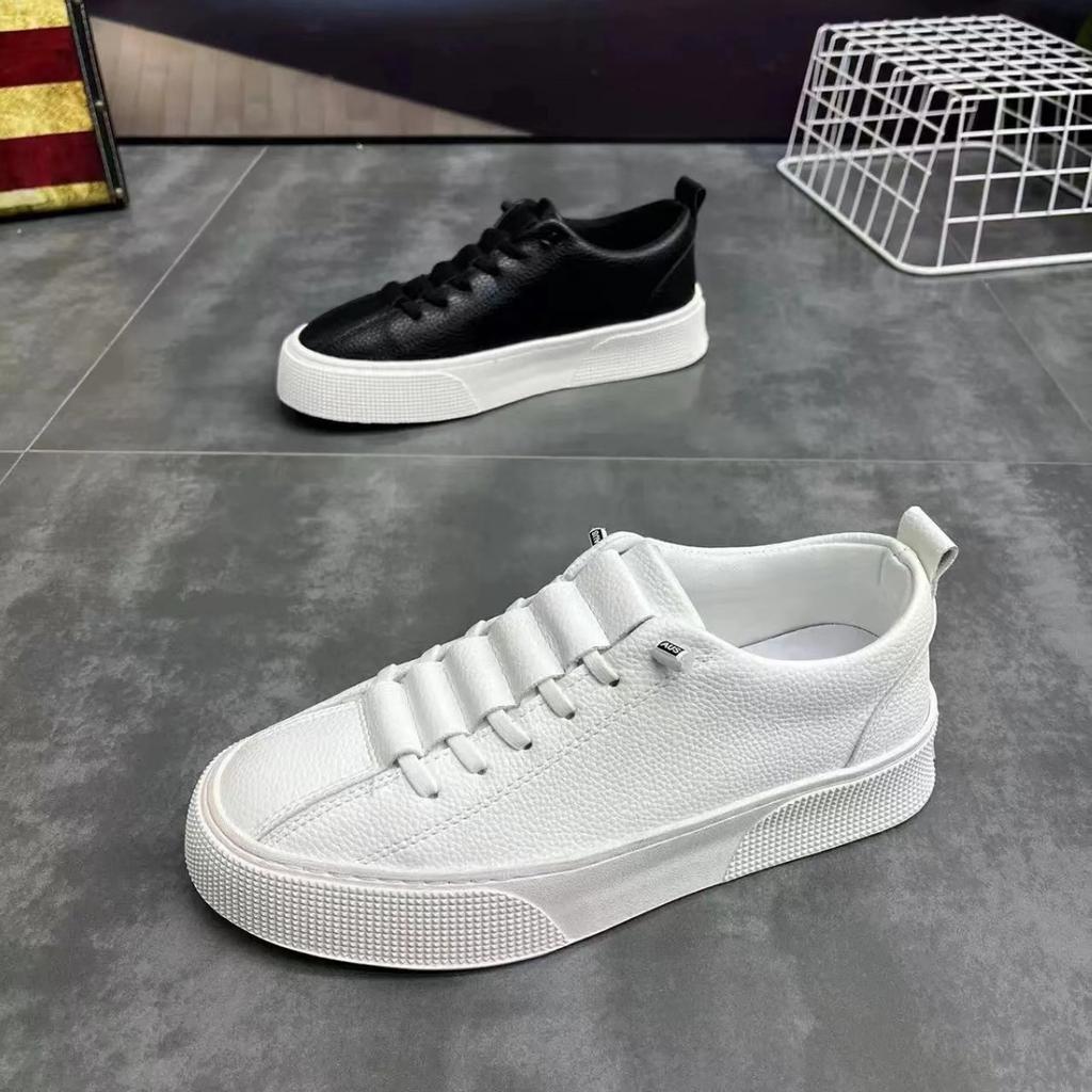 Board Shoes Men's Summer New Low-top Sports and Leisure Shoes, Simple White Shoes, Fashionable Korean Version of White Foot Shoes, Men's Shoes