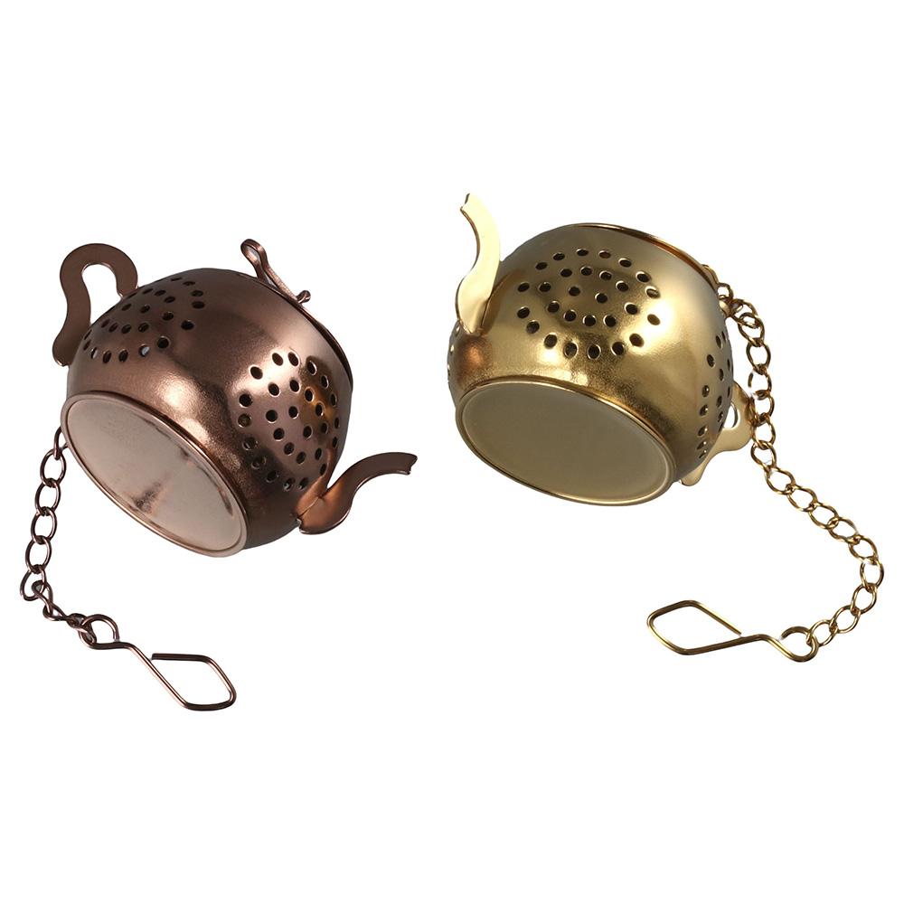 Durable Teapot Shape Kitchen Gadget Diffuser Tea Infuser Herbal Spice Filter Tea Strainer