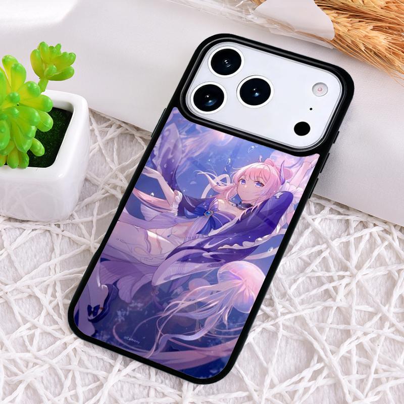 Чехол для телефона Genshin Impact Сангономия Кокоми для iPhone 17 Air 16 15 11 12 14 13 Pro Max Ударопрочный чехол