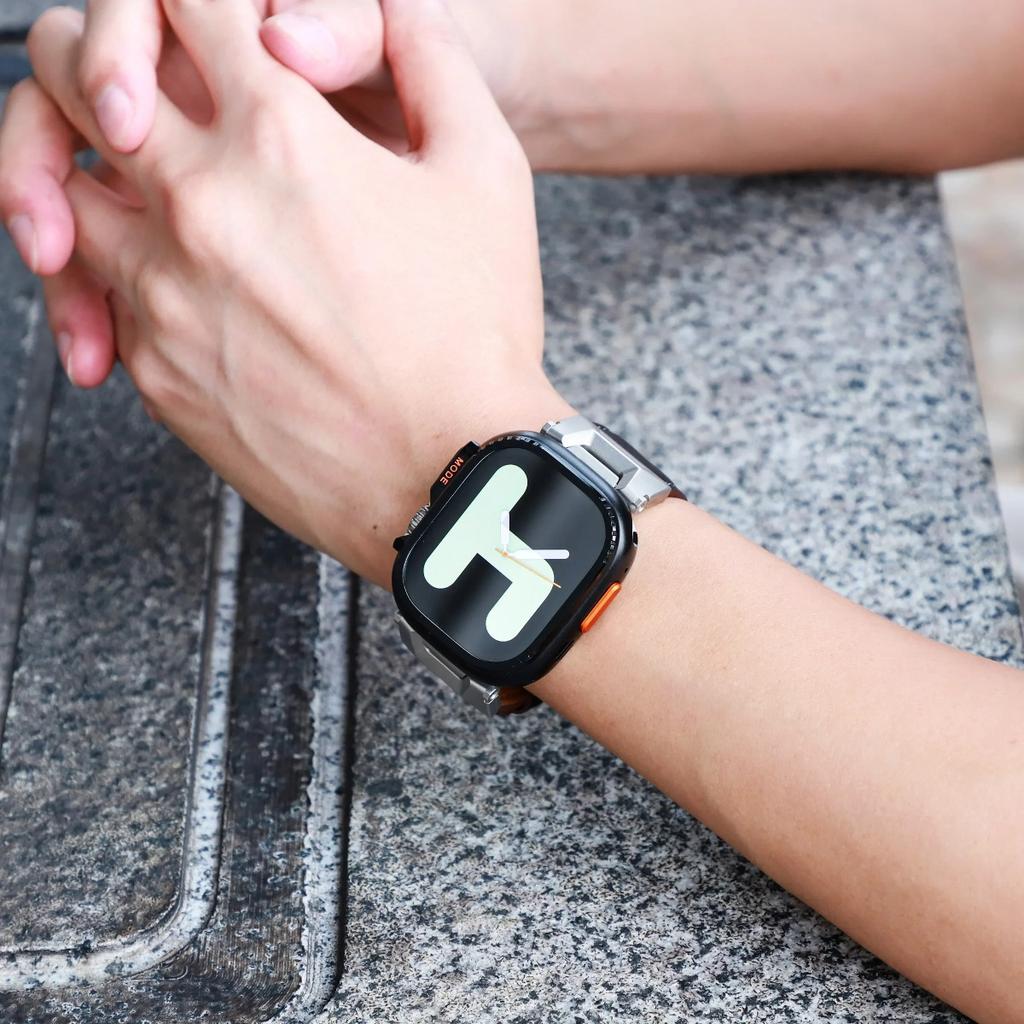 Бронированный чехол для Apple Watch Ultra 3/2/1 49 мм Серии 11 10 46 мм 42 мм Металлический защитный алюминиевый корпус-рамка для IWatch Серии 9 8 7 6 5 4 SE3 44 мм 45 мм