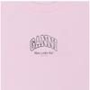 Ganni Женская футболка S с логотипом eSSenTial A1050057 868