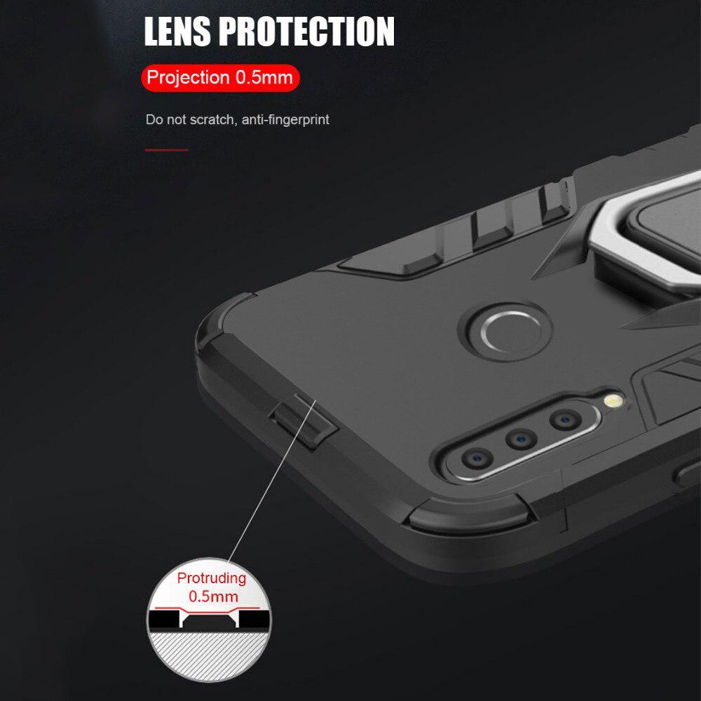 KEYSION - Уникальный жёсткий чехол для моделей телефонов 10i, 10, 8X, V20. Позволяет закреплять на металлической (стальной) поверхности автомобиля за счёт магнитов на задней крышке