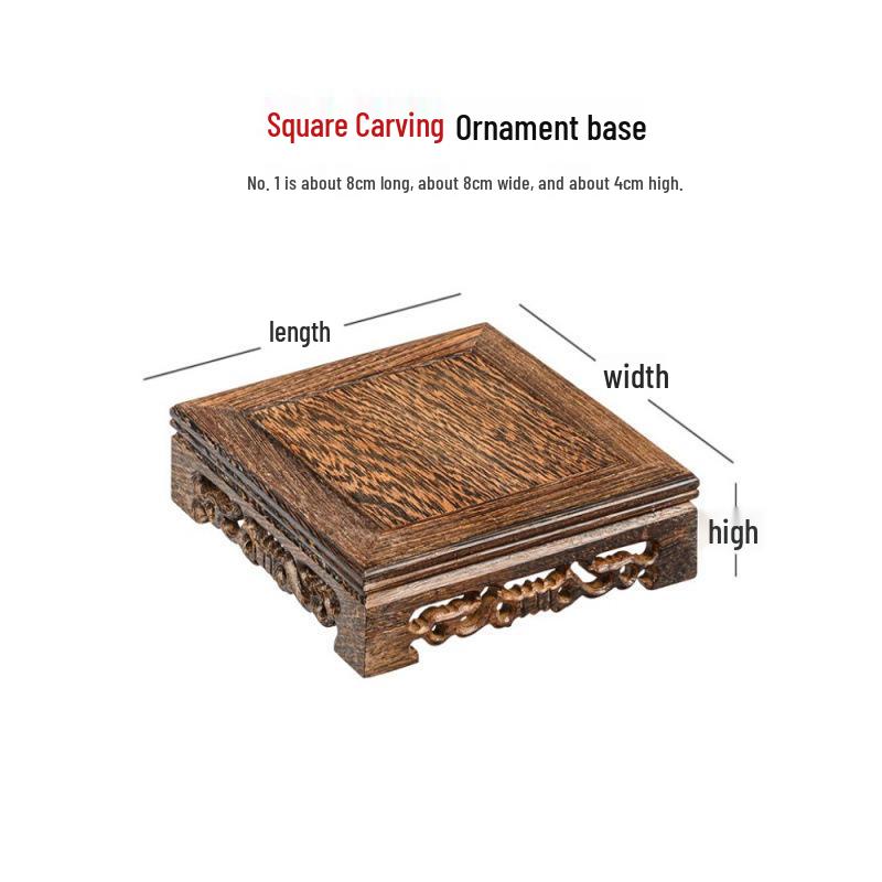 Венге и палисандр основа из массива дерева для поделок: Ваза, Кашпо из камня, Бонсай, Статуэтка Будды, Подставка для чайника