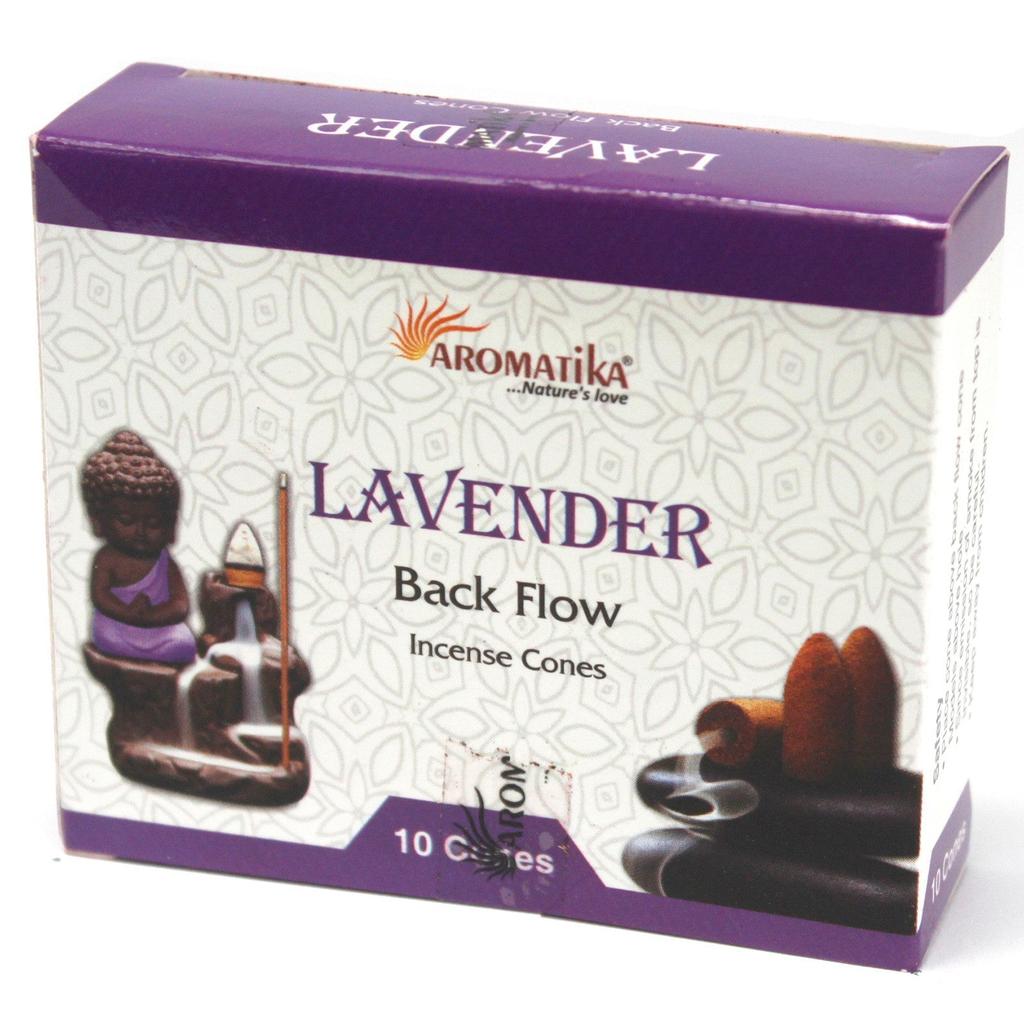 7x Lavender Backflow Incense Cones 10 Pack