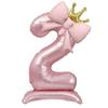 Pink Color Standing Crown Balloons Crown Shape 42 Inch Balloons  Birthday Parties