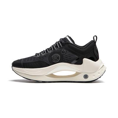 Li Ning Absolute Shadow CRC светоотражающие легкие высокопрочные модные спортивные повседневные туфли женские повседневные туфли черного цвета AZGU042-2