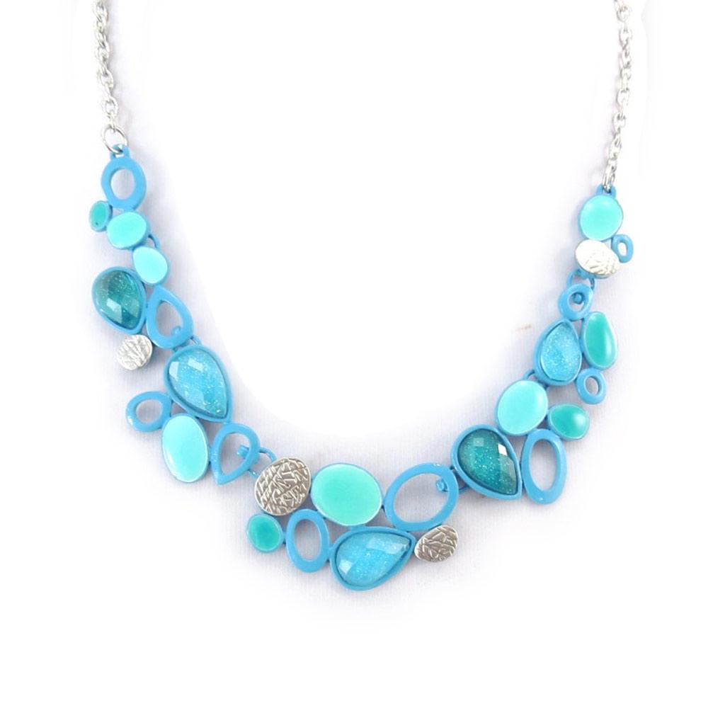 NOA [K0184] — Синее дизайнерское колье «Сисси»