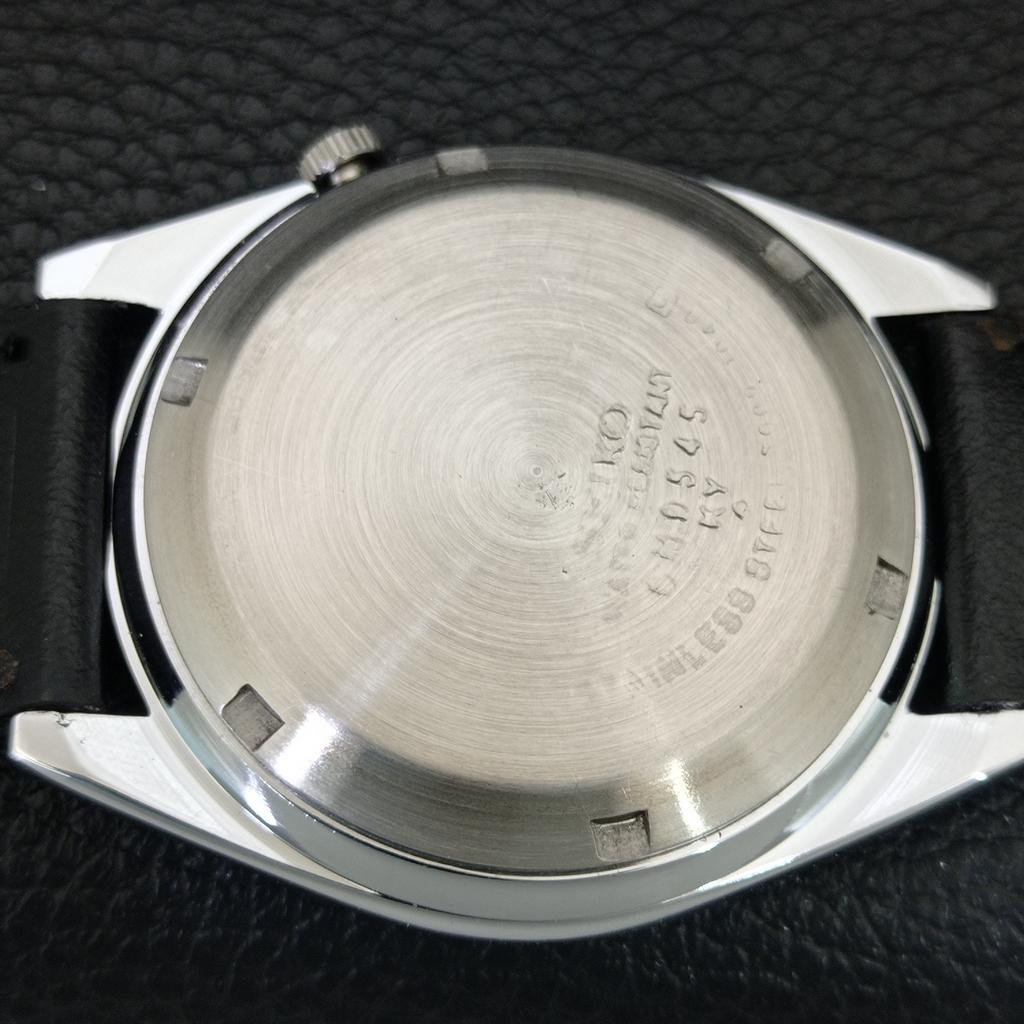 ЯПОНСКИЕ ВИНТАЖНЫЕ ОТРЕМОНТИРОВАННЫЕ МУЖСКИЕ АВТОМАТИЧЕСКИЕ ЧАСЫ SEIKO ЗЕЛЕНЫЙ ЦИФЕРБЛАТ a445584-1