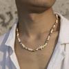 Серферская Кокосовая Ракушка Морская Звезда Ожерелье для Мужчин Хип-Хоп Нишевая Высококачественная Сплетенная Деревянная Бусина Цепочка на Ключицу