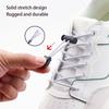 1Pair Elastic Shoe Laces Sneakers Tennis Lock Shoelaces Without Ties Adult Kids Round Shoelace Rubber Bands for Shoes Accesories