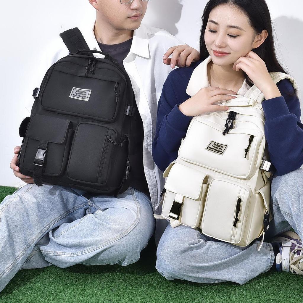 Школьный рюкзак для девочек в корейском стиле: Простой, модный, вместительный рюкзак для учеников младших и старших классов средней школы.