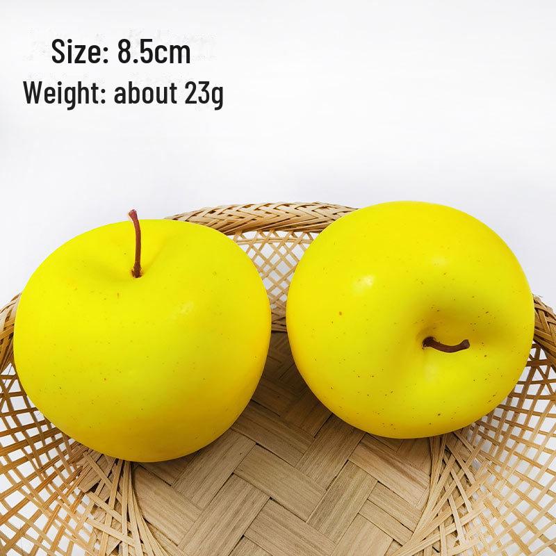 Имитация фруктов Модель Реквизит для фотосъемки: Украшение в виде красного и зеленого яблока для дошкольного образования и игрушек для детского сада.