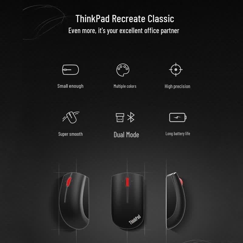 Lenovo ThinkPad Red Dot Dual-Mode Wireless Mouse