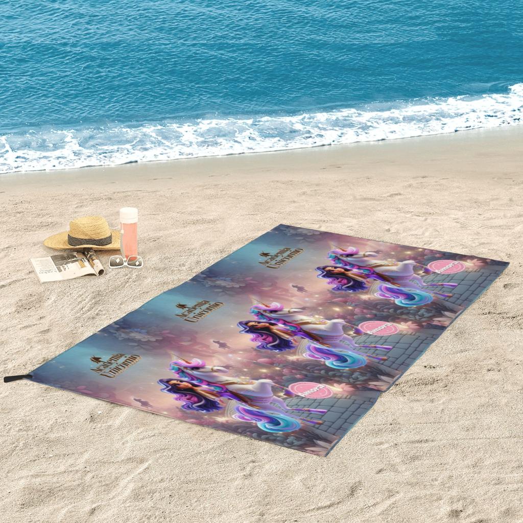Пляжное полотенце Unicorn Academy Мягкое Микрофибра Быстросохнущее Впитывающее Быстрые полотенца Для плавания