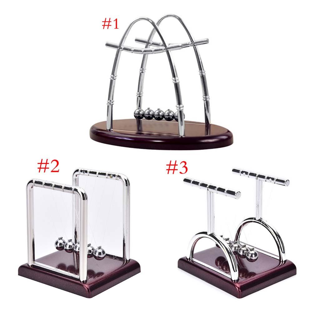 1pc Newton's Cradle Kids Toys for Children Educational Toy Desk Table Decor Metal Balance Ball Pendulum Juguetes Antistress Game