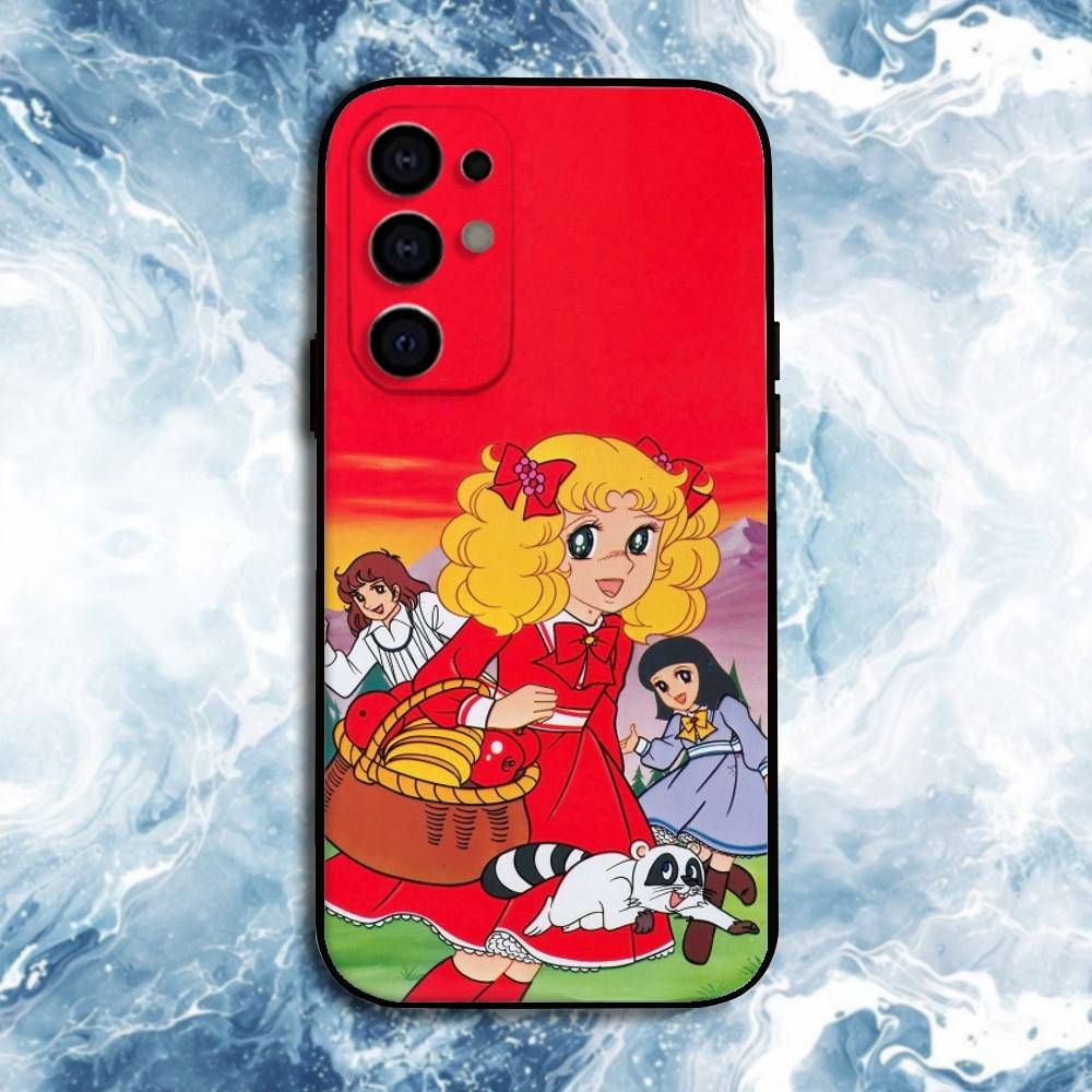 Чехол для телефона с рисунком из аниме Candy Candy для Samsung S25, S24, S23, S22, S21, S20, Plus, Fe, Lite, Другие Черный чехол