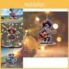 Charming Cartoon Acrylic Christmas Tree Pendant For Home And Auto Decoration Gifts