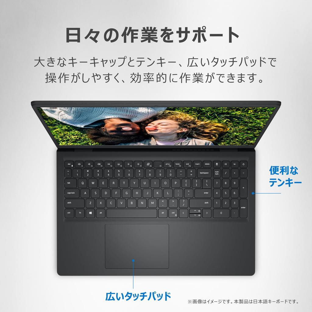 Dell Inspiron 15 3520 Intel Core 16GB 512GB Office Windows Carbon Repair Service 15.6-inch Laptop, i7-1255U, Memory, SSD, 2021, 11, Black, 1-Year