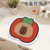 Мультяшный коврик на стол из диатомовой грязи, коврик для сушки кухонной столешницы, быстросохнущий коврик с защитой от ожогов и водопоглощением, износостойкий и грязеотталкивающий