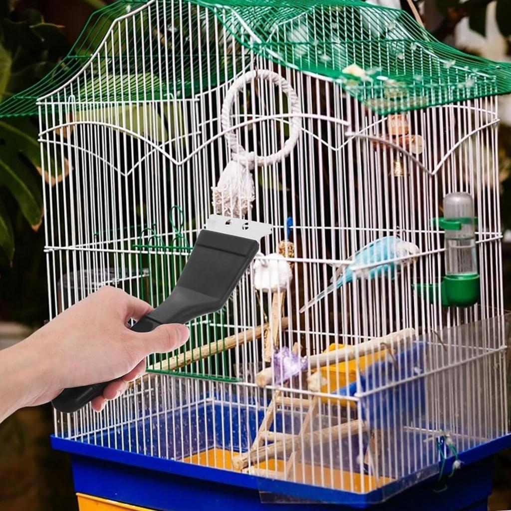 2 в 1 Щетка для чистки гриля барбекю из стальной проволоки, Металлические скребки, Щетка-скребок для птичьей клетки