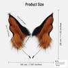 Регулируемая повязка на голову с ушками животных для косплея на Хэллоуин