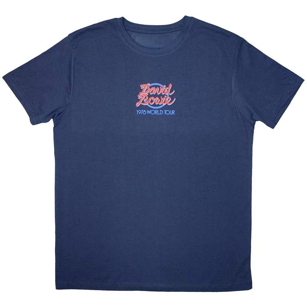 Unisex Summer Streetwear T-shirt with Japanese Text David Bowie Graphic Print