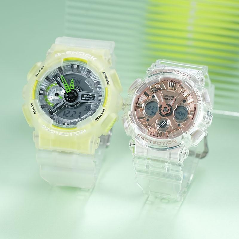 Casio Часы серии-GAGMA модные и энергичные уличные кварцевый механизм ремешок из смолы японские и корейские часы тот же стиль GA-110LS-7AGMA-S120SR-7A