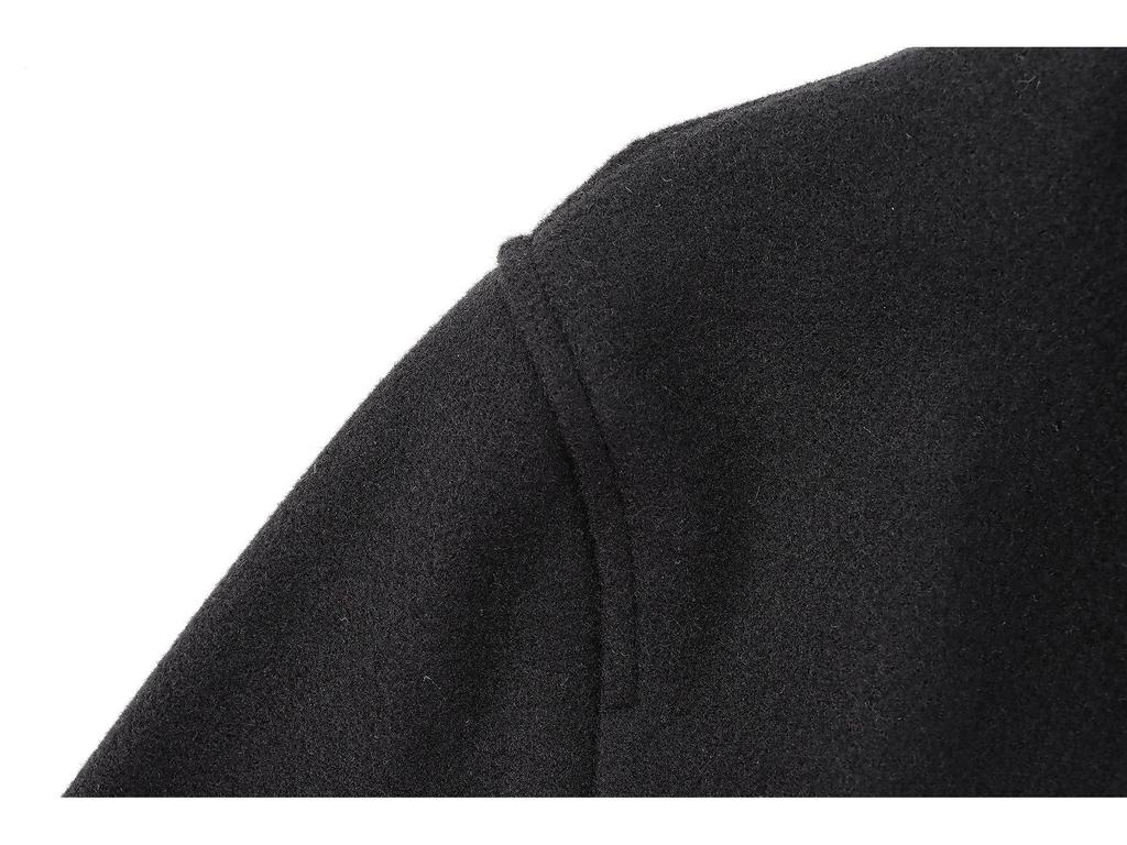 Женское пальто в европейском и американском стиле, осень/зима 2024, с мягким лацканом и длинными рукавами, с деталью в виде кармана